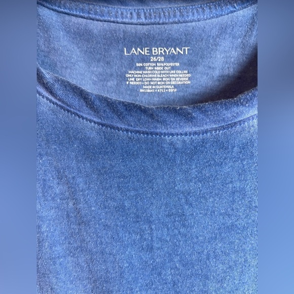 LANE BRYANT Women’s Plus Size Cold Shoulder Sharkbite-hem Tee Size‎ 26/28 - Picture 4 of 4